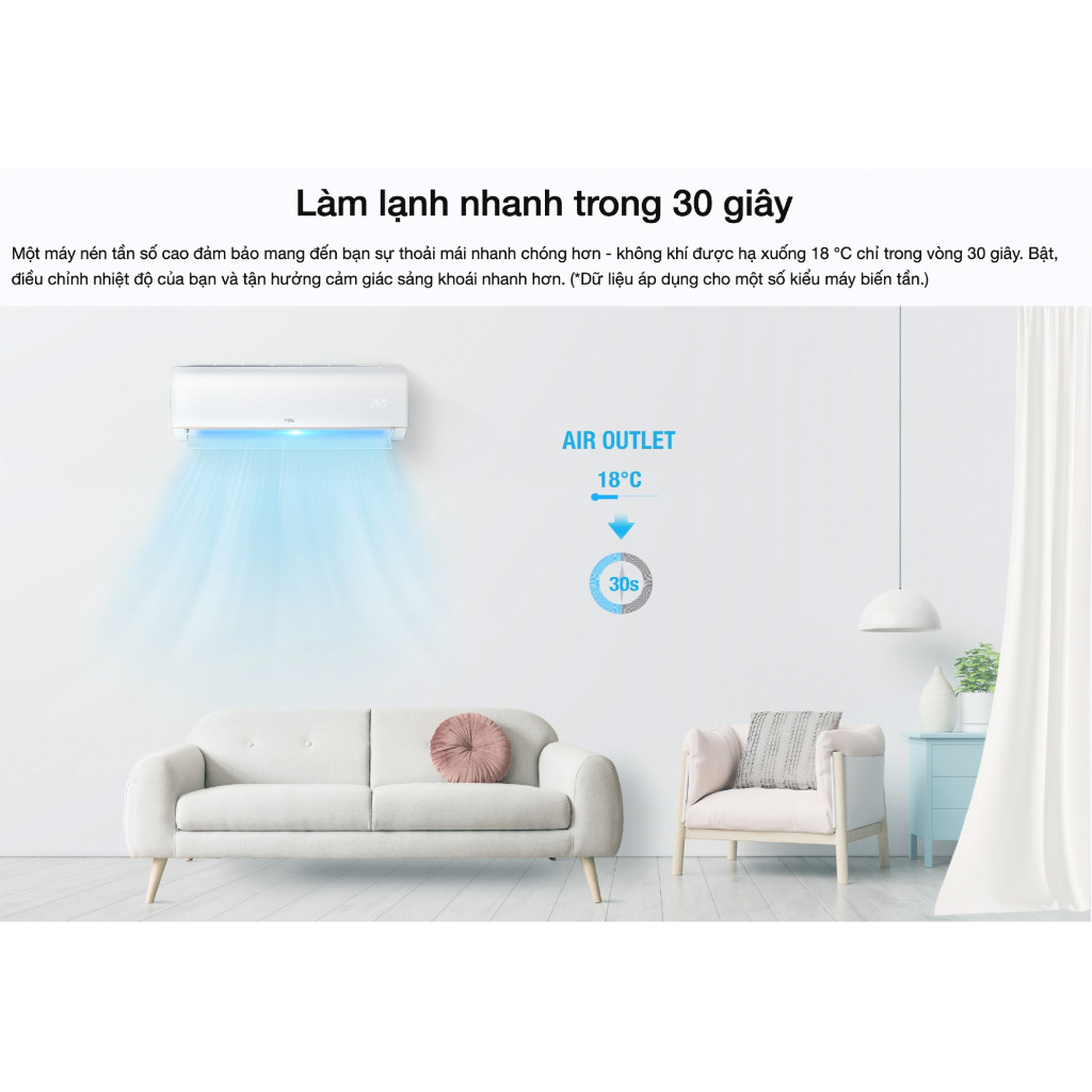 Mô tả Máy lạnh TCL Inverter 2.0 HP TAC-18CSD/XAB1I - 2