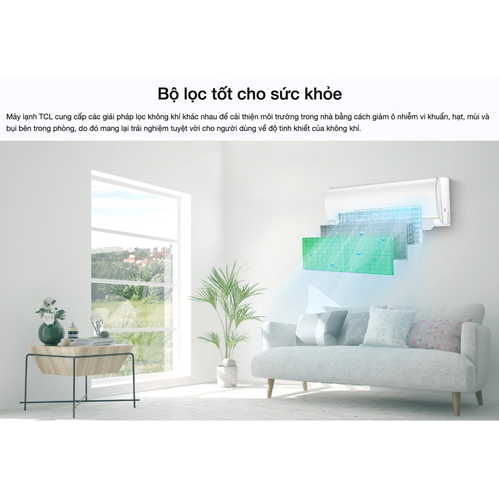 Mô tả Máy lạnh TCL Inverter 2.0 HP TAC-18CSD/XAB1I - 5
