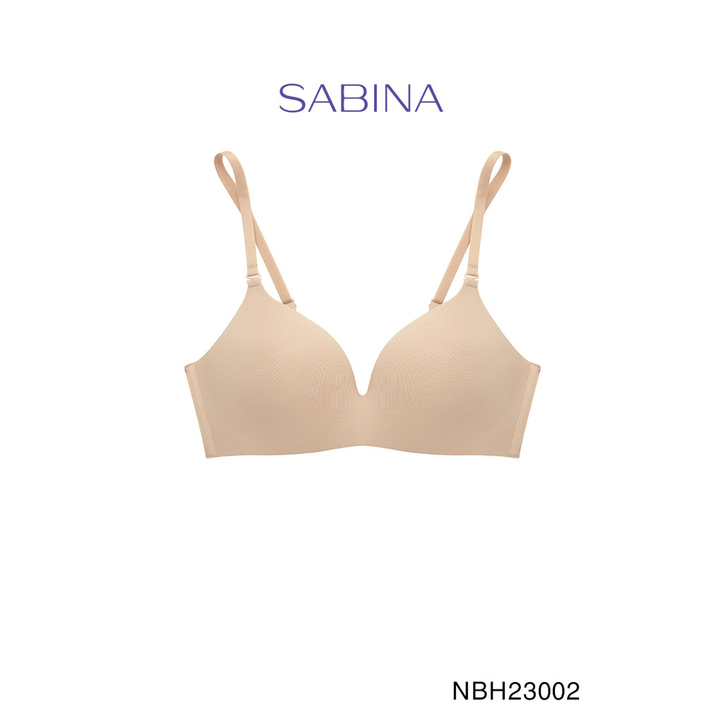 Mô tả Áo Lót Không Bản Dây Lưng Không Viền May Mút Dày Vừa Màu Trơn Soft Doomm By Sabina NBH23002 (Tương tự SBXH6001) - 2