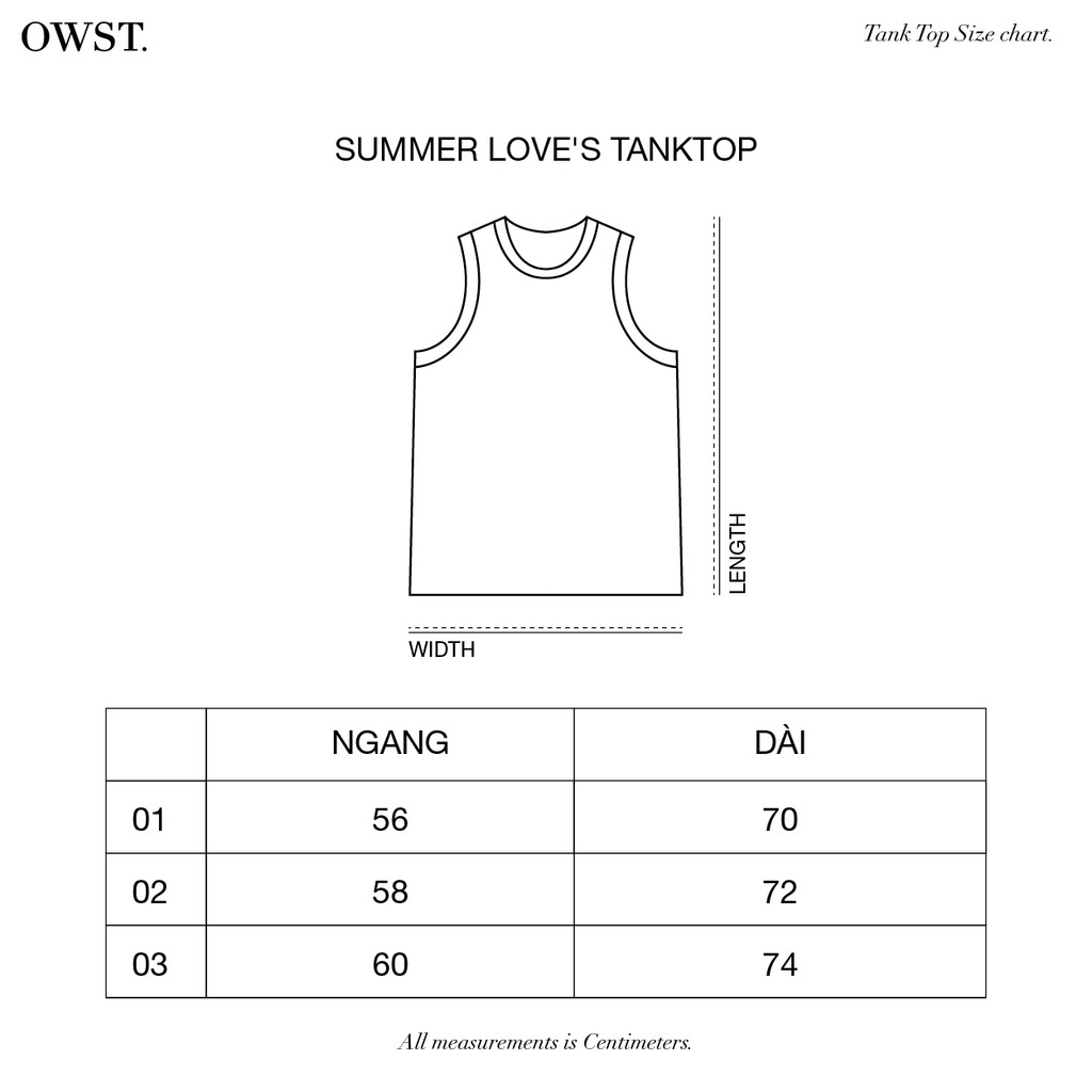 Mô tả Áo Oh Wonder Studio Summer Love's Tanktop - 5