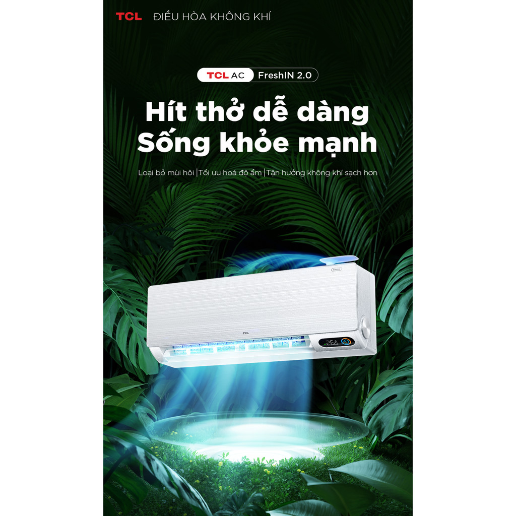 Mô tả Máy lạnh Inverter TCL FreshIN series 2.0 TAC-13CSD/FBI - 1