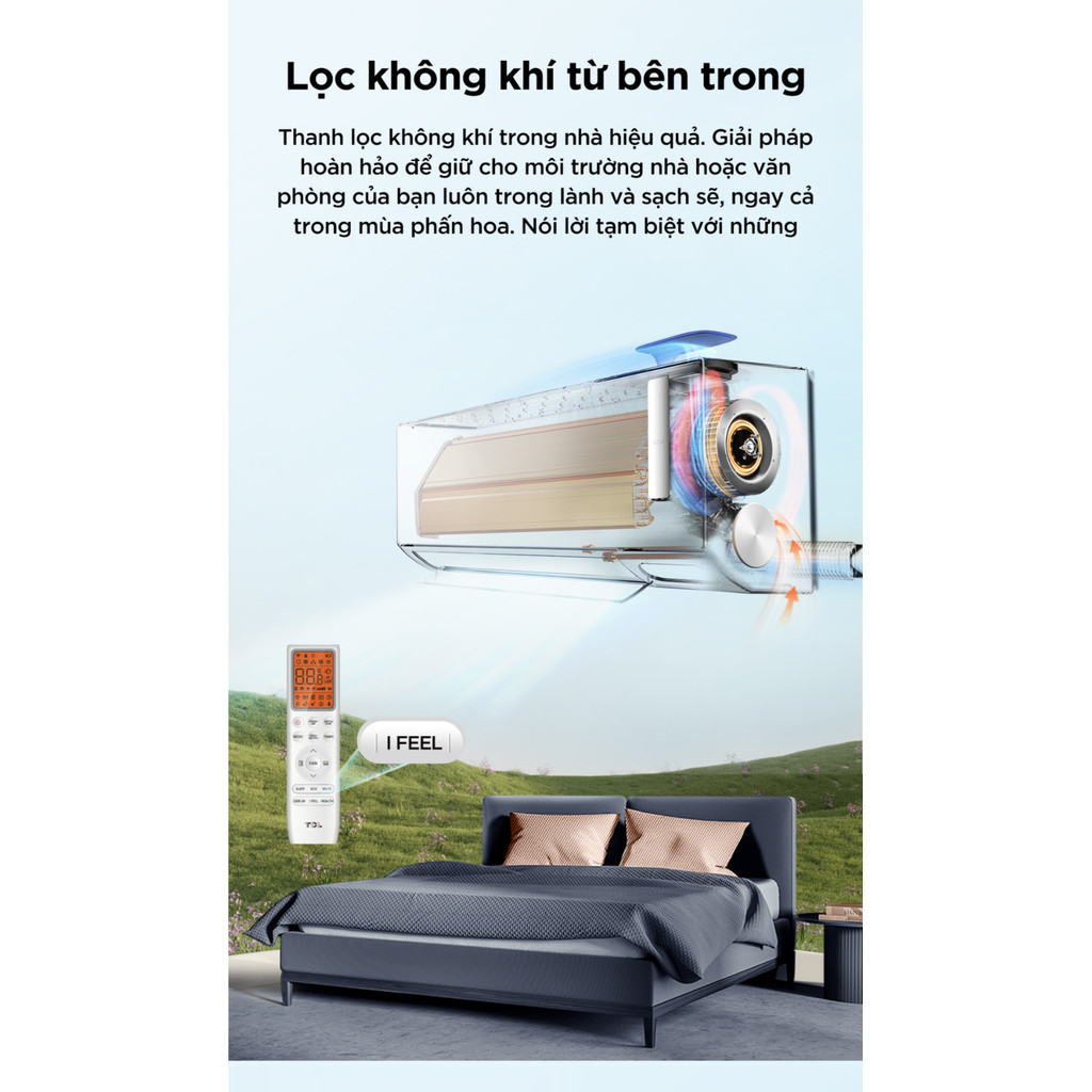 Mô tả Máy lạnh Inverter TCL FreshIN series 2.0 TAC-13CSD/FBI - 4