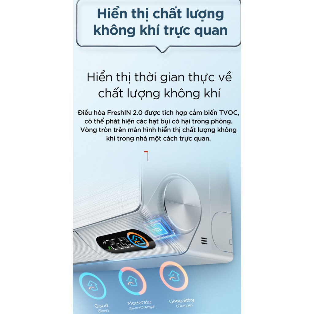Mô tả Máy lạnh Inverter TCL FreshIN series 2.0 TAC-13CSD/FBI - 6