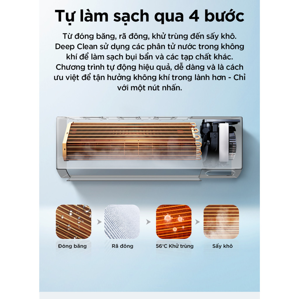 Mô tả Máy lạnh Inverter TCL FreshIN series 2.0 TAC-13CSD/FBI - 9