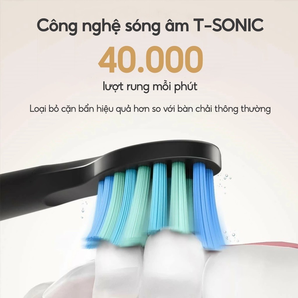 Mô tả Bàn chải điện 5 chế độ |Chế độ rung âm hơn 40000 lần mỗi phút Seago Fairywill 508 - 3