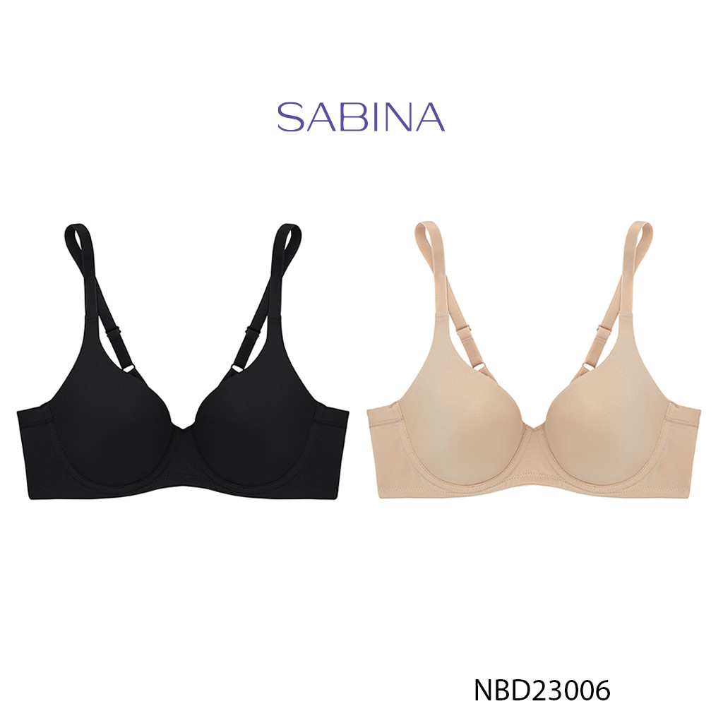 Mô tả Combo 2 Áo Lót Có Gọng Mút Mỏng Bản Dây Áo Lớn Phù Hợp Người Ngực To Màu Trơn Perfect Bra by Sabina NBD23006 (SBXD94111) - 1