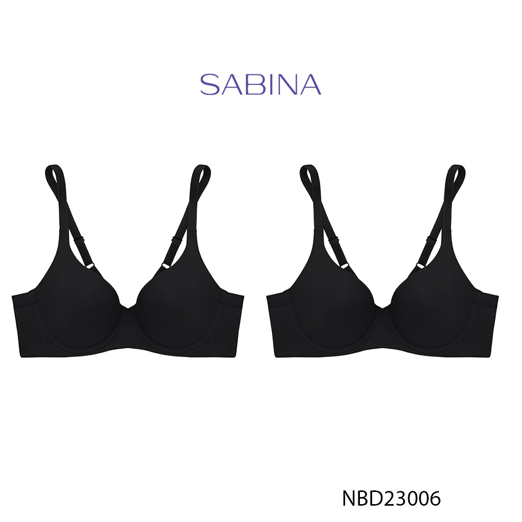 Mô tả Combo 2 Áo Lót Có Gọng Mút Mỏng Bản Dây Áo Lớn Phù Hợp Người Ngực To Màu Trơn Perfect Bra by Sabina NBD23006 (SBXD94111) - 3
