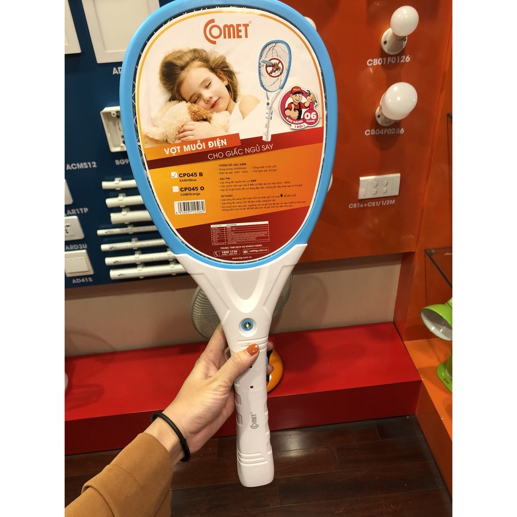 Mô tả Vợt Muỗi COMET CP045 2 Lớp Lưới Bắt Muỗi Hiệu Quả,Tiện Lợi Khi Sử Dụng - 6