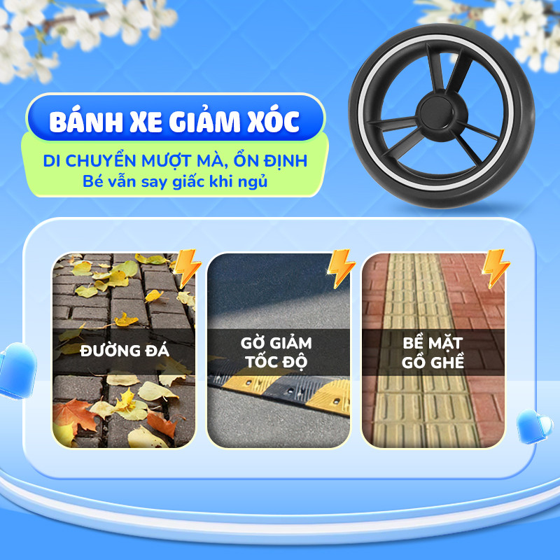 Mô tả Xe đẩy gấp gọn Chilux M02 - Thiết kế khoa học, Tính năng vượt trội - 3