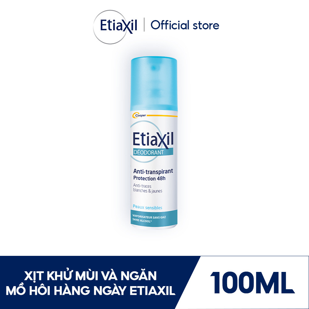 Ảnh [ETIAXIL] Xịt Khử Mùi Và Ngăn Mồ Hôi Tức Thì 48h Etiaxil 100ml 1