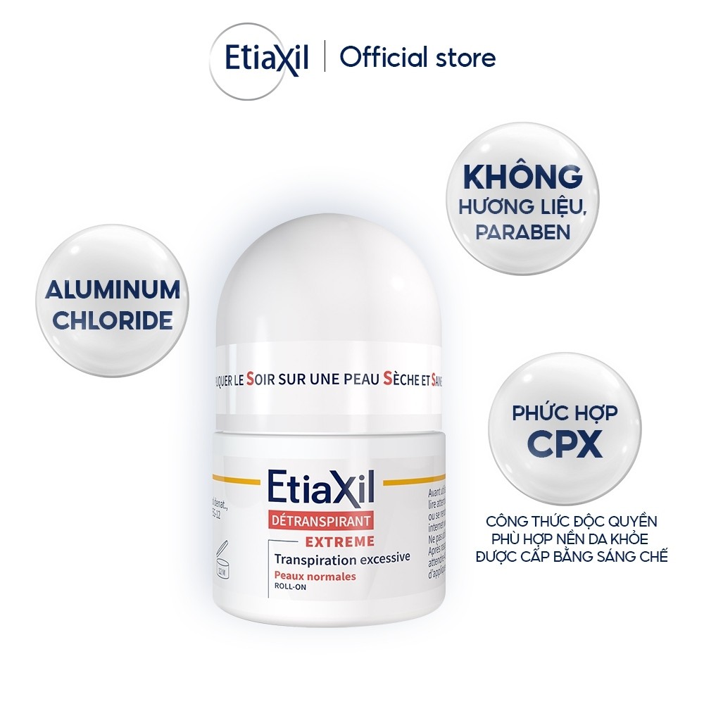 Ảnh [LIVESTREAM] Lăn Khử Mùi Và Ngăn Mồ Hôi Chuyên Sâu Etiaxil 15ml 4