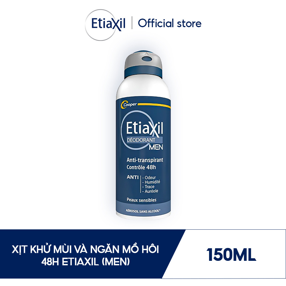 Ảnh Xịt ngăn mồ hôi & khử mùi 48H Etiaxil Men 150ml 1