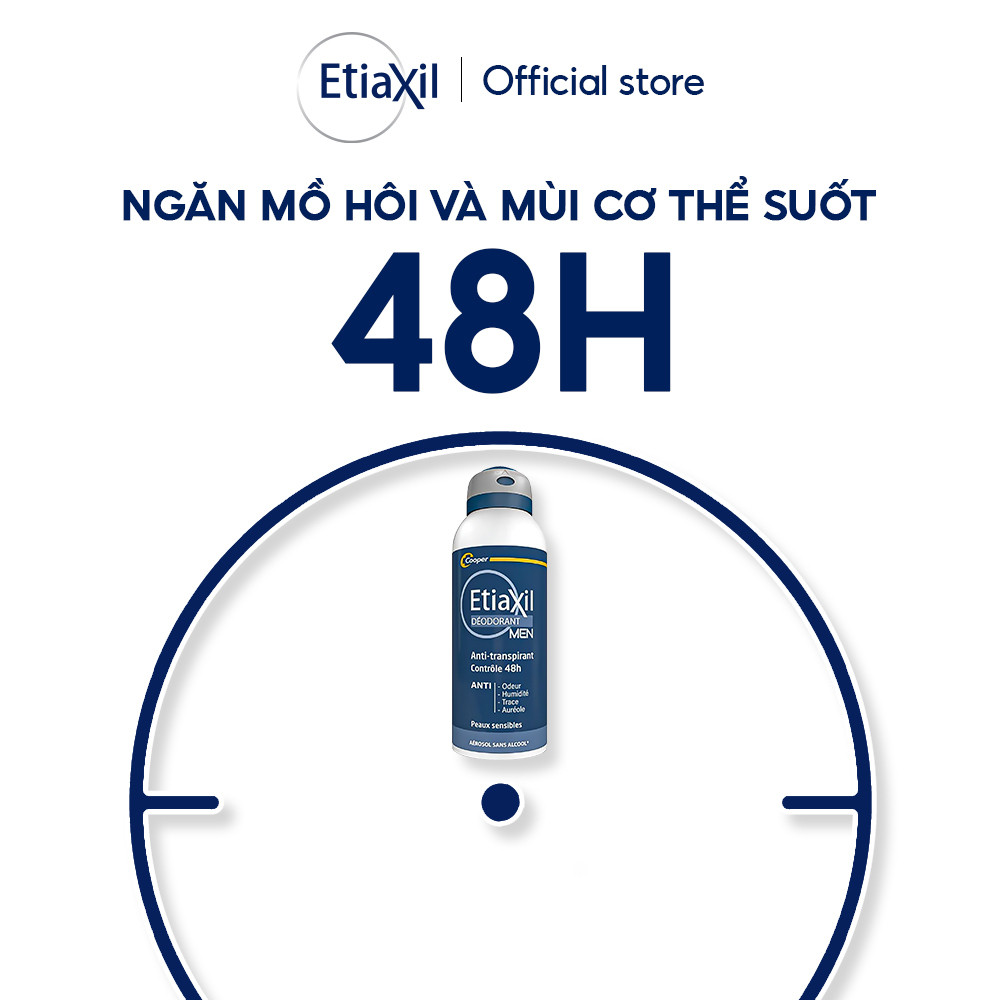 Ảnh Xịt ngăn mồ hôi & khử mùi 48H Etiaxil Men 150ml 4