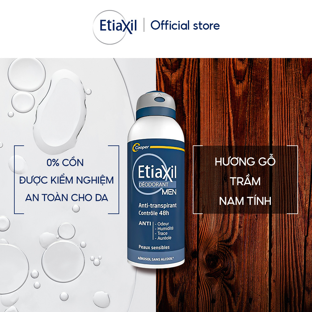 Ảnh Xịt ngăn mồ hôi & khử mùi 48H Etiaxil Men 150ml 3