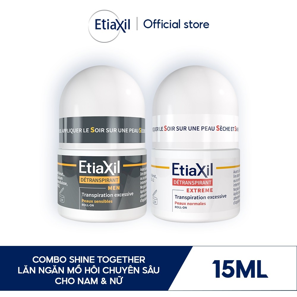 Ảnh Combo 2 Lăn Khử Mùi Ngăn Mồ Hôi Etiaxil 15ml + Etiaxil Men 15ml 2