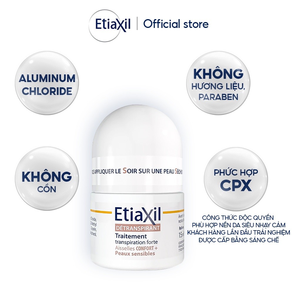Ảnh Combo Xịt Khử Mùi Hàng Ngày Etiaxil 150ml và Lăn Khử Mùi Ngăn Mồ Hôi Etiaxil 15ml (nhãn nâu) 2