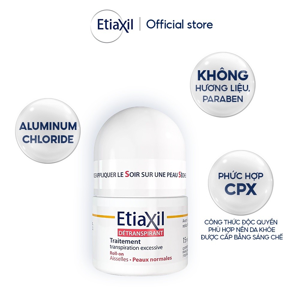 Ảnh Combo Xịt Khử Mùi Tức Thì Etiaxil 150ml và Lăn Khử Mùi Ngăn Mồ Hôi Etiaxil 15ml (nhãn đỏ) 3