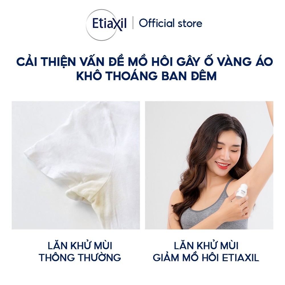 Ảnh Combo Xịt Khử Mùi Tức Thì Etiaxil 100ml và Lăn Khử Mùi Ngăn Mồ Hôi Etiaxil 15ml (nhãn xanh) 3