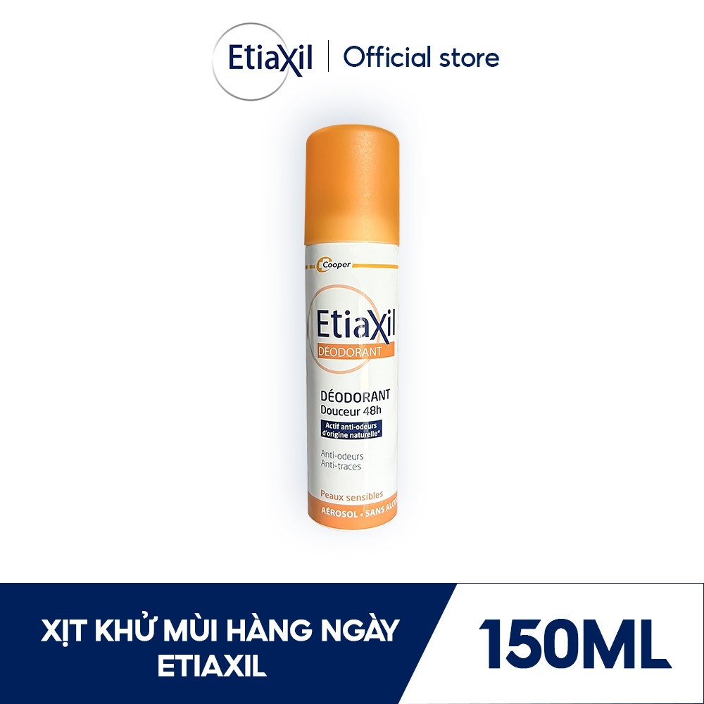 Ảnh Xịt Khử Mùi Và Ngăn Mồ Hôi Dịu Nhẹ Cho Da Nhạy Cảm 48h Etiaxil 150ml 1