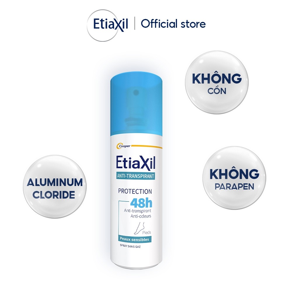 Ảnh Xịt Khử Mùi Và Ngăn Mồ Hôi Dành Cho Chân 48h Etiaxil 100ml 2