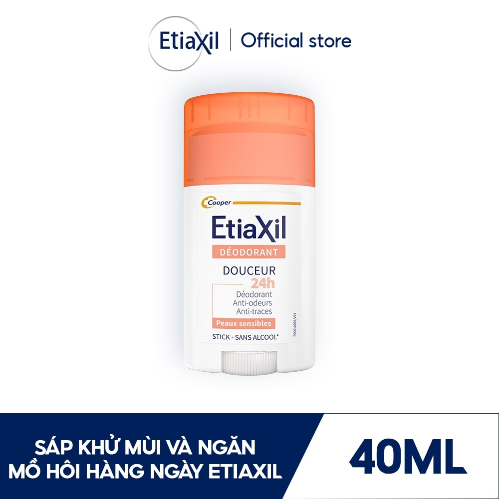 Ảnh Sáp Cam Khử Mùi Và Ngăn Mồ Hôi Khô Thoáng 24h Etiaxil 40ml 1