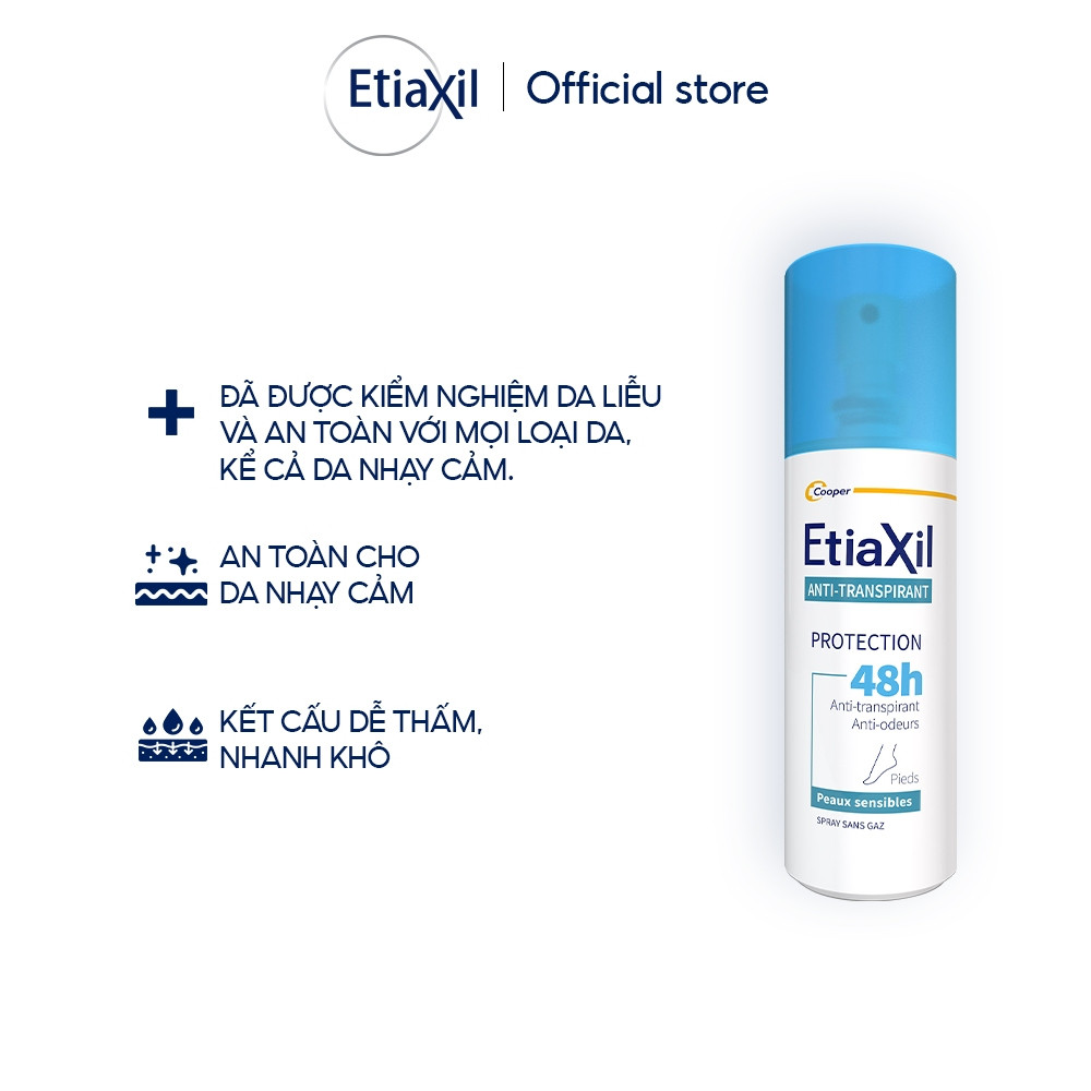 Ảnh Xịt Khử Mùi Và Ngăn Mồ Hôi Dành Cho Chân 48h Etiaxil 100ml 4