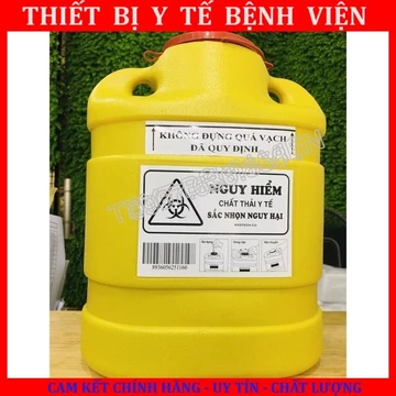 Hộp Bình Hủy Kim Tiêm, Bơm kim Tiêm 1,5 lít và 6,8 Lít,Thùng chứa kim tiêm, rác sắc nhọn, rác sinh học 6,8 lít và 1,5 lí