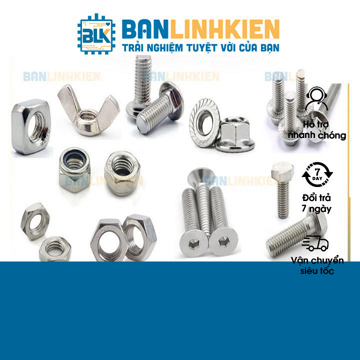 Bulong và đai ốc các loại (Bulong ốc vít M2 m2.5 M3 M4) | Shopee Việt Nam