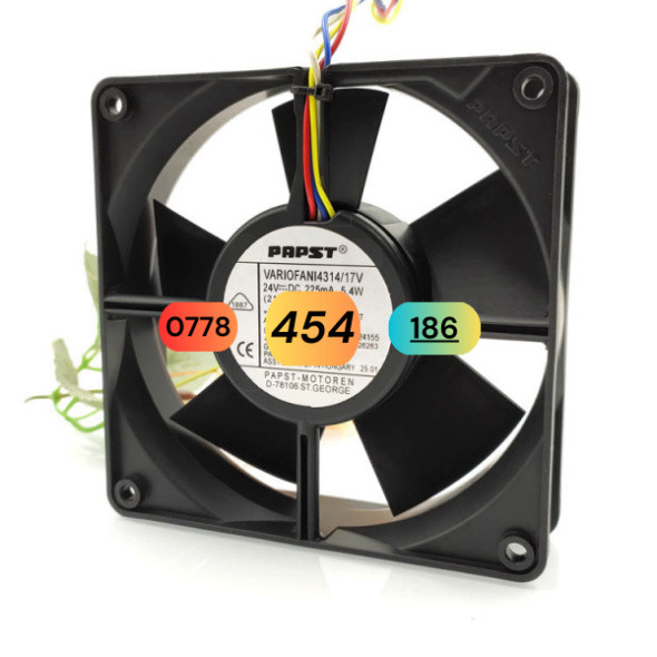 Quạt Ebmpapst 4314 17V 24V 5.4W 12032 12Cm 4 Dây | Shopee Việt Nam