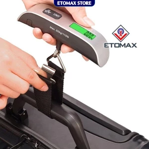 Cân móc điện tử 50kg, Cân hành lý ký gửi, Kiểu dáng nhỏ gọn bỏ túi siêu tiện lợi