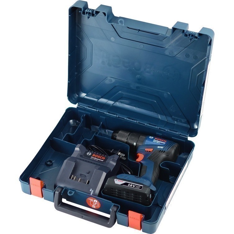 Ảnh Máy khoan vặn vít pin GSB 185-LI (1 pin) - Tặng kèm 1 Bộ mũi khoan và vặn vít X-Line 34 món 3
