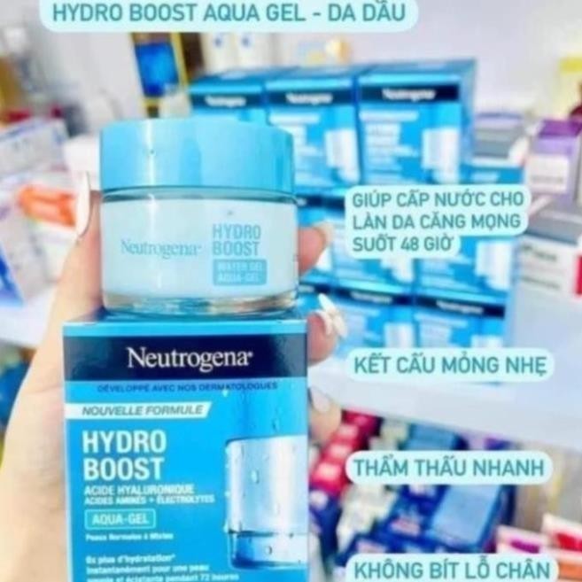 Kem Dưỡng Ẩm Cấp Nước Neutrogena Hydro Boost Water Gel Cream Aqua Gel, Aqua Cream 50ML
