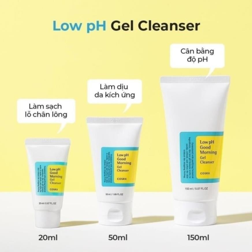 Sữa Rửa Mặt Cosrx Low pH Good Morning Gel Cleanser 150ML