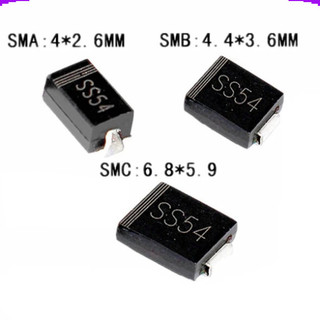 [Giá combo] (50 cái) Diode Schottky chân dán SS14, SS26, SS54, …