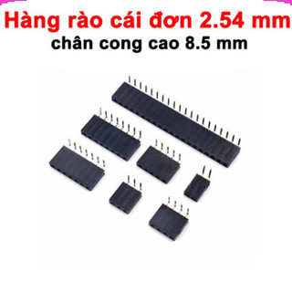 [Giá sỉ] (5C) Hàng rào cái đơn 2.54mm cắm chân cong cao 8.5mm