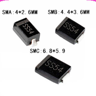 [Giá sỉ] (50C) Diode Schottky chân dán SS14, SS26, SS54, …