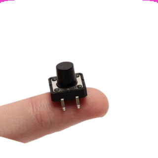 [Giá sỉ] (20C) Nút nhấn 12x12mm 4 chân cắm đứng cao 4.3 - 20mm