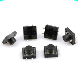 [Ưu đãi] (20 cái) Nút nhấn 12x12mm 4 chân dán cao 4.3 - 12mm