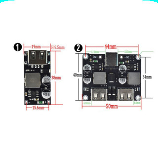 Mạch hạ áp 10-32V xuống 5V tối đa 24W chế sạc điện thoại, hỗ trợ sạc nhanh 1 - 4 cổng