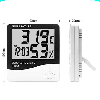 Đồng hồ hiển thị nhiệt độ + độ ẩm HTC - 1