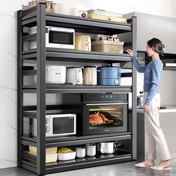 Giá Để Đồ Nhà Bếp Dày Dặn, Giá Để Lò Vi Sóng Nhiều Tầng, Giá Để Đồ Dùng Nhà Bếp, Giá Để Đồ Đa Chức Năng, Giá Để Nồi