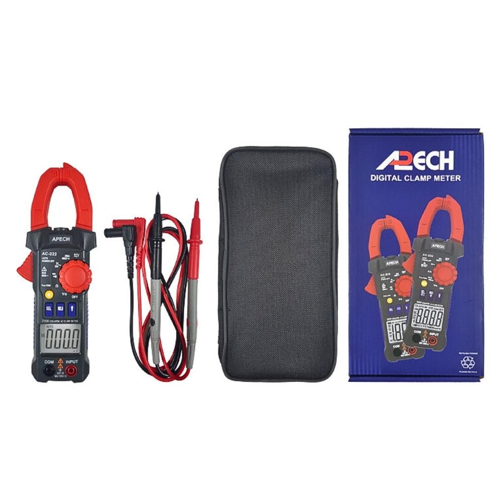 [Chống Cháy Đo nhầm] Ampe Kìm Điện Tử APECH AC222/233 TrueRMS Chính Xác, Nhỏ Gọn Bỏ Túi - Anh Phát