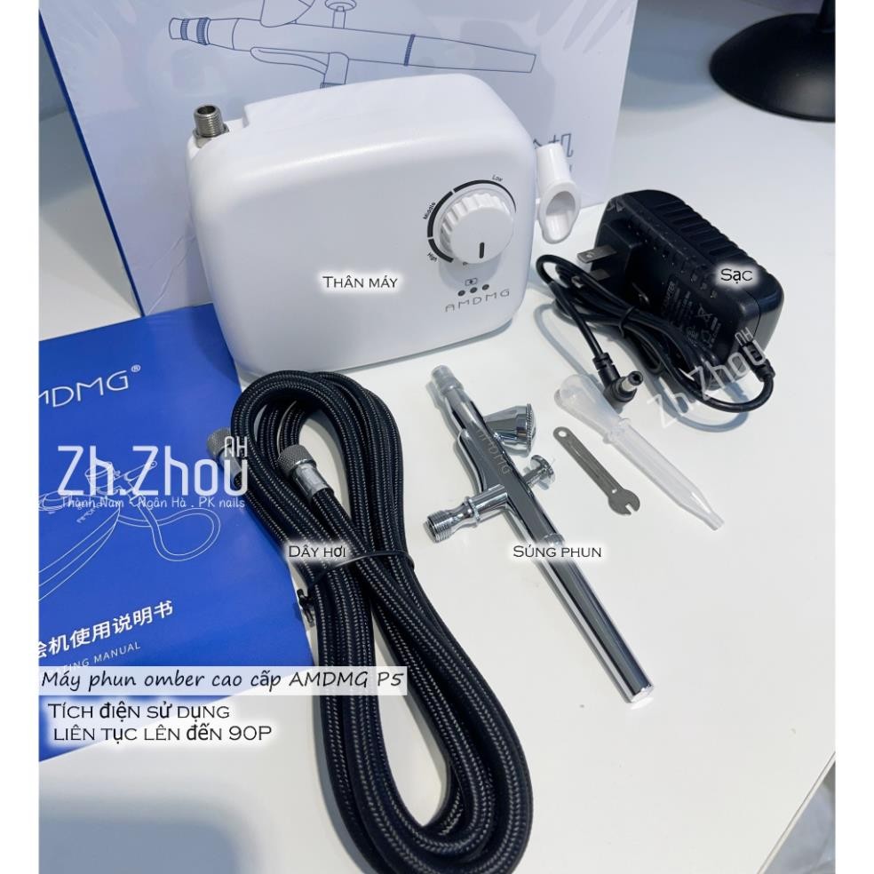 Máy phun Omber nail AMDMG , máy phun omber tích điện , máy phun omber cao cấp.