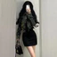 Áo khoác jean dáng croptop tôn dáng, khoác denim dáng ngắn dài tay màu đậm cá tính (HC20)