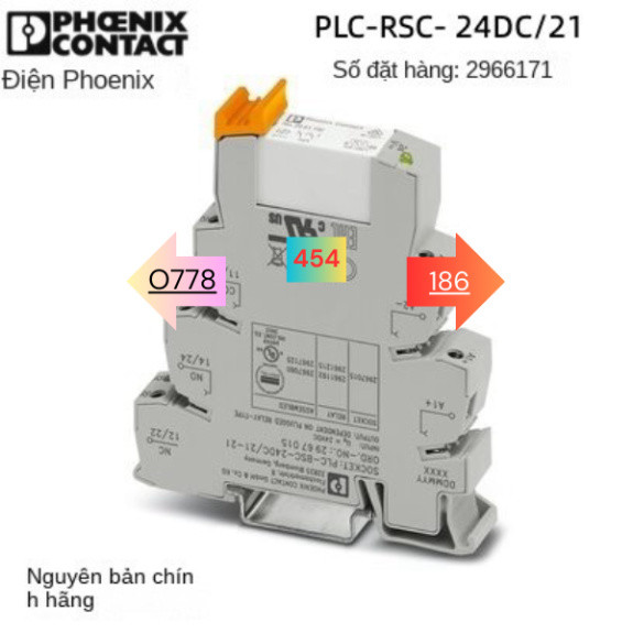 Chuyển Tiếp Phoenix PLC-RSC-24DC/21, QUINT-PS/1AC/24DC/5 ,phoenix ...