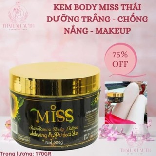 Kem Body Miss Thái Lan Sunflower [MUA 2 TẶNG 1] Dưỡng Trắng, Makeup, Chống Nắng bản có tem Thái xịn chống hàng giả