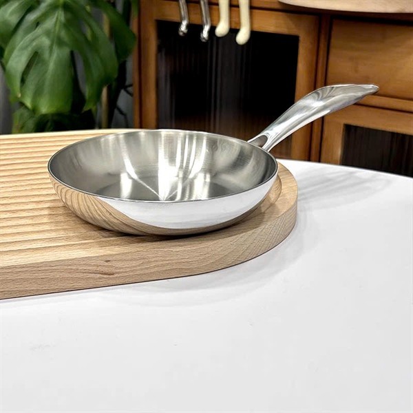 Chảo Chiên Rán 14cm, Chảo Rán Trứng Inox Cao Cấp Chockmen, Dụng Cụ Chiên Xào Nhỏ Xinh CKM583
