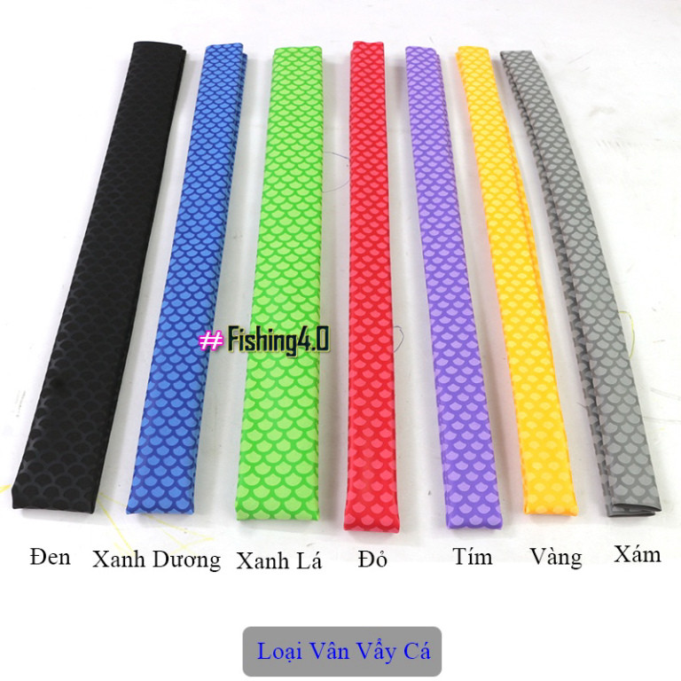 Màng Co Nhiệt Bọc cán cần câu,gậy Bi A, Vợt cầu lông Vâng X vân vẩy cá cao cấp AA73 nakijđavgha112