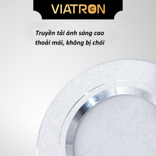 [Hỏa Tốc] Đèn LED chiếu sáng Âm Trần 7W 9W Phi 90 Đế Đúc Nguồn Liền, tích điện Trắng 3 Màu, bh 3 Năm VIATRON