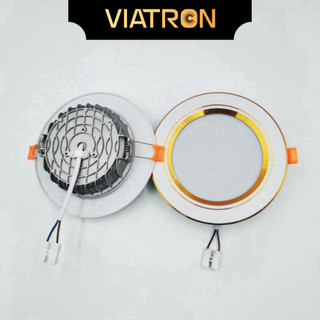 [Hỏa Tốc] LED Âm Trần 7W 9W Phi 90 Đế Đúc Nguồn Liền, Tích Điện Trắng Tích Diện Trung Tính, Bảo Hành 12 Tháng VIATRON